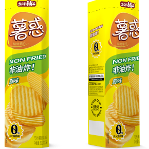 potato chips snack non fried original tomato flavor